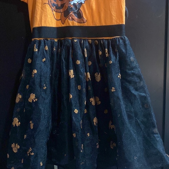 Disney Minnie Mouse Girls Halloween Dress size 7/8 with Minnie Mouse Ears Hood - Picture 3 of 9